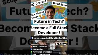 information of Full stock developer #HTML#CSS#short video