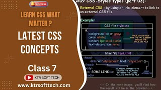 Frontend Development Internship | Batch Dec 2025 | CSS | Class 7 | Watch New CSS Video 2025