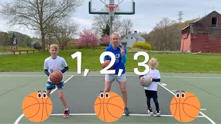 Dribble Pass & Shoot Hoops! Basketball Sports Learning & Playtime for Toddler & Kids with Coach Jess