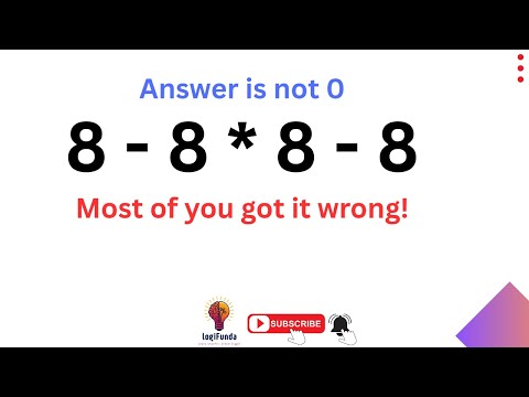 Can you solve this? Most of you got it wrong! #logifunda