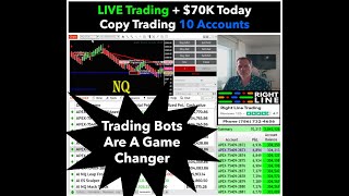 🔴LIVE Streaming Bots Day Trading APEX Accounts