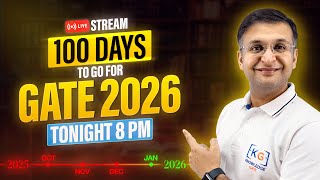 100 Days to go for GATE 2026