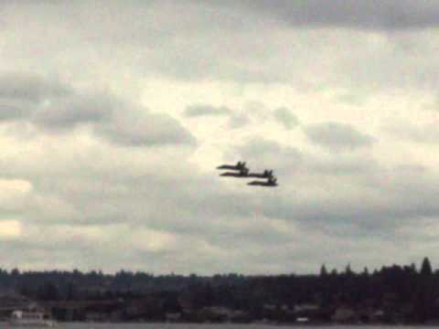Blue Angels At Seafair 2010 Part 1