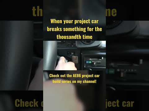 When your project car breaks something for the thousandth time #plzstop #ae86 #disappointed