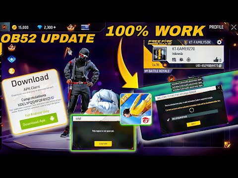 Free Fire Advance Server Login Problem Solved 😱 | OB52 Update Full Fix 🔥