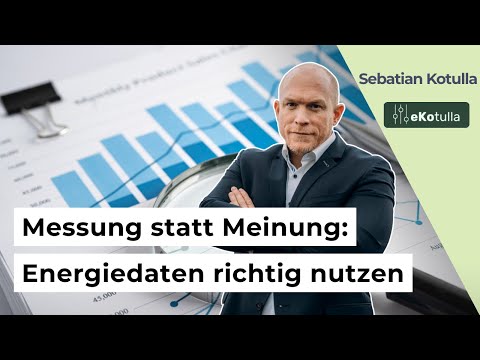 Energiedaten clever nutzen – So machst du aus Daten echten Mehrwert! Webinar mit Sebastian Kotulla