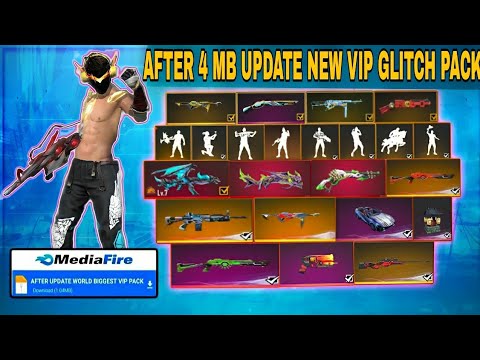 AFTER 4MB UPDATE❗NEW VIP GLITCH PACK❗5K+ITEM GLITCH FILR❗NEW FREE FIRE ALL INONE GLITCH PACK FILE
