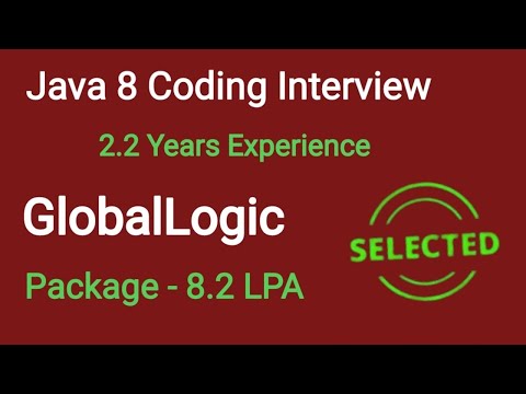 GlobalLogic Java Coding Interview | GlobalLogic Interview Experience