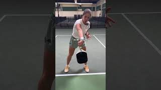 Backhand Flick Featuring Mari Humberg! 🏆🥇 #pickleball #pickleballtips #shorts