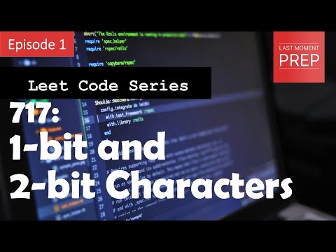 1-bit and 2-bit Characters | LeetCode | Problem 717 | solution