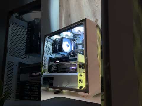 White Theme PC Setup #technology #setup #gaming