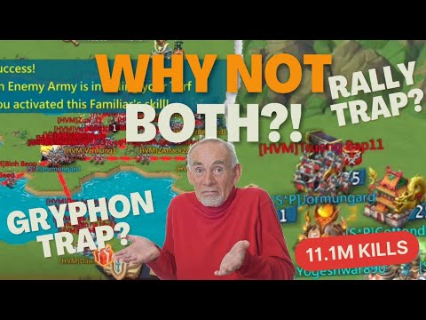 Gryphon Trap or Rally Trap? Why Not Both?! Lords Mobile
