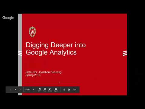 Deeper Dive Into Google Analytics