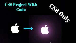 How to create apple logo with html and css, html and css tutorial for beginners #html #css #iphone
