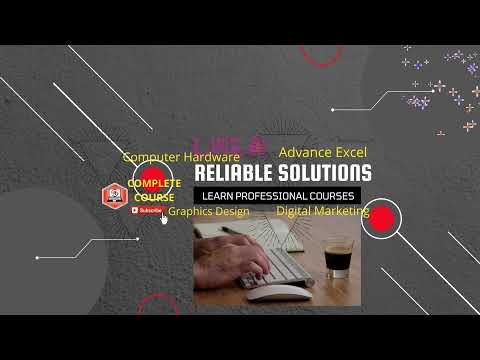 Computer Tutorial I Advance Excel I Computer Professional Courses With Project