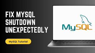 How to Fix MySql Shutdown Unexpectedly error Xampp
