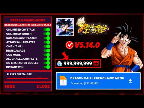 Dragon Ball Legends Mod Apk v5.14.0 | Unlimited Chrono Crystals | Dragon Ball Legends Mod Menu 2025