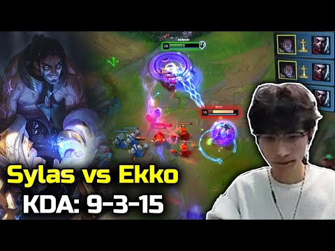 BeiFeng Sylas : Dominating One Trick Ekko in Challenger - Full Game Plays / Engsub
