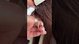 How to remove tape ins? #tapeins #tapeinextensions #permanenthairremoval #permanenthairremove