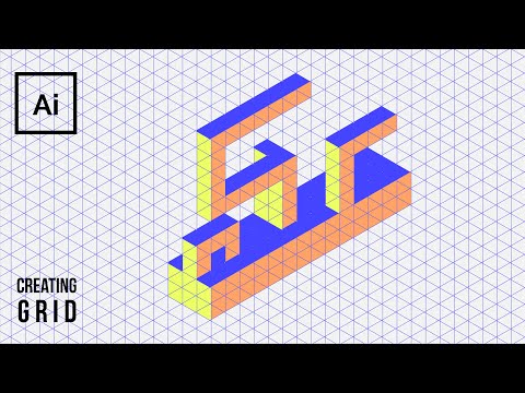 How to Draw Isometric Grid in Adobe Illustrator