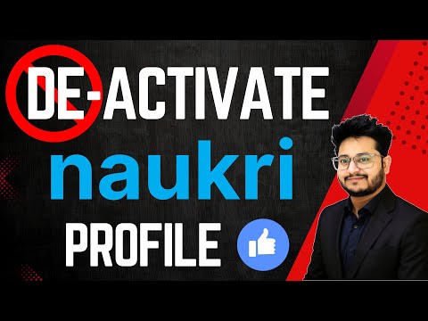 How to Deactivate Naukri Profile | How to hide naukri profile from recruiters