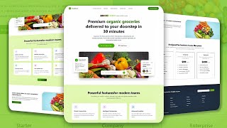 🔥Complete Responsive Grocery Website using ReactJS and Tailwind CSS | Build & Deploy