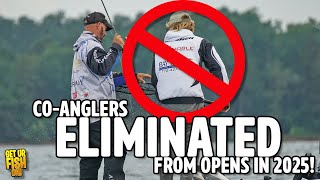 Co-Anglers ELIMINATED for the Bassmaster Opens for 2025