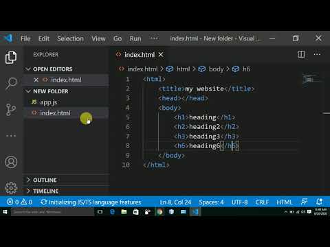 HTML5 Tutorial#2 for beginners || how many types of headings,p Tags,  in html || in Hindi || Learn