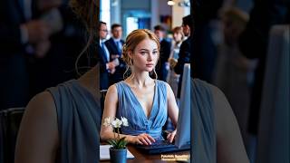 Female Humanoid Robot Enhances Office Productivity #shorts