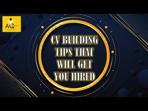 CV Building Tips that will get you Hired | CV Building |Career Guiding| Ahsen Qazi