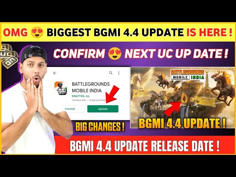 BIG CHANGES 😍  Bgmi New Update is Here | Bgmi 4.4 Update | Features | Bgmi 4.4 Update Release Date