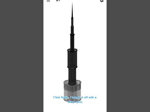 Built the Burj Khalifa in GeoGebra 3D! #GeoGebra #BurjKhalifa #3DModeling #Short