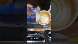 how to make ❣️ #coffeelatteart #barista #latteart #1000subscriber #1k #youtubeshorts #viralshorts