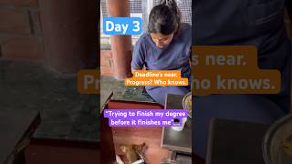 Day 3 of pretending I’m making progress when I’m actually spiraling ☕🎓💀 #masterslife #vlogseries