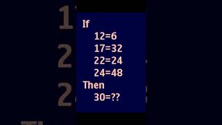 only for genius math quiz / math question / math puzzle short video|| #maths #logicpuzzles #shorts