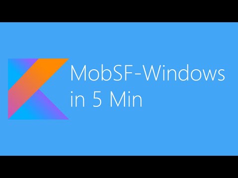 How to Install and Use MobSF(Mobile Security Framework) on Windows 10 via Docker in 5 Min ?