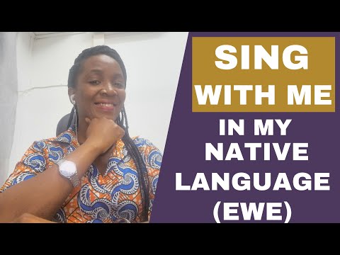This is one of my superpowers: Sing along with me in my native language (Ewe, a Ghanaian language)