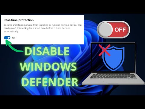 How To Disable Windows Defender in windows 11