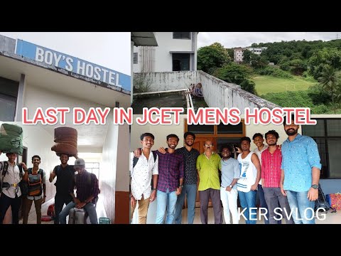 LAST DAY IN JCET MENS HOSTEL👋❤️
