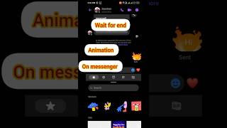 How to Add Cool Animation Effects on Messenger! 🌟💬 #Shorts #facebook #messenger #ytshorts