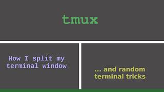 Introduction to tmux