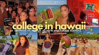COLLEGE WEEKEND IN MY LIFE VLOG 🌴🌺 | University of Hawai'i at Manoa