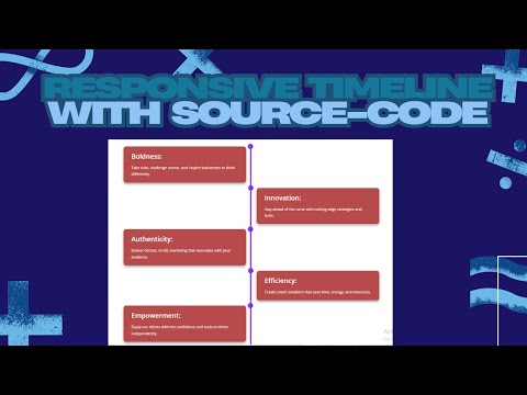 timeline using html,css,javascript with free source code