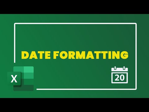 Date Formatting | Excel Tutorial