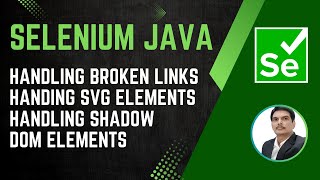 Session 39 - Selenium with Java | Handling Broken Links, SVG Elements, Shadow DOM