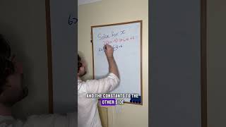 Solve for x with equalities! Comment the answer if you find it before I do #solveforx #inequalities