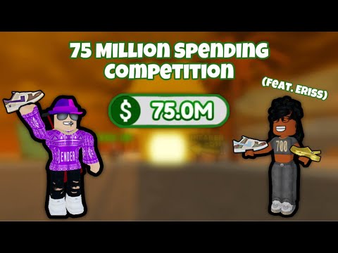 Can I OUTSPEND OriginalEriss With 75 MILLION CASH?!?! (Sneaker Resell Simulator)