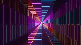 4K Neon Light Colorfull Beautiful Tunnel Copyright free