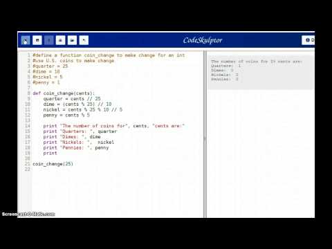 Coin Change Tutorial