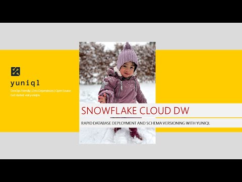Snowflake DW repeatable database deployment and schema versioning with yuniql (Music track version)